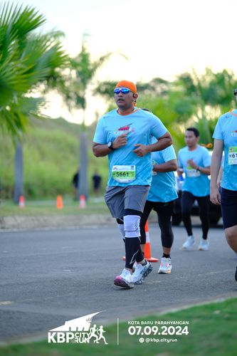 Race photo from KBP City Run 2024