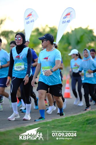 Race photo from KBP City Run 2024