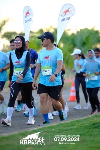 Race photo from KBP City Run 2024