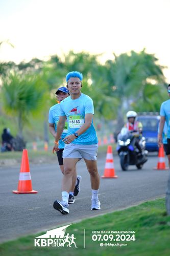 Race photo from KBP City Run 2024
