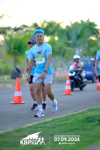 Race photo from KBP City Run 2024