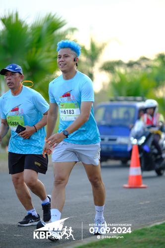 Race photo from KBP City Run 2024