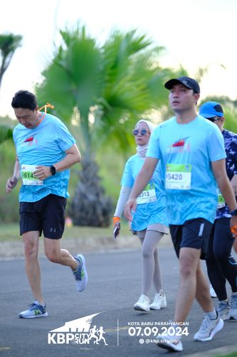 Race photo from KBP City Run 2024
