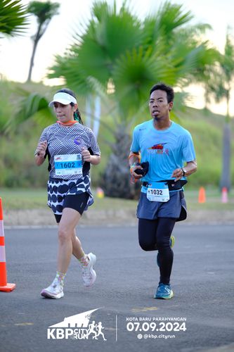 Race photo from KBP City Run 2024