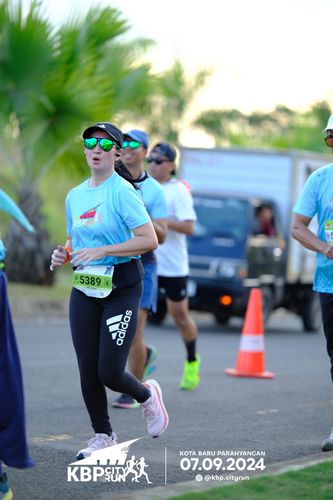 Race photo from KBP City Run 2024