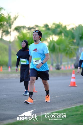 Race photo from KBP City Run 2024