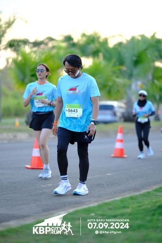 Race photo from KBP City Run 2024