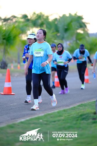 Race photo from KBP City Run 2024