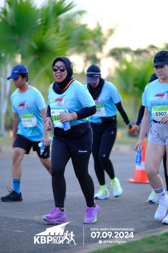 Race photo from KBP City Run 2024