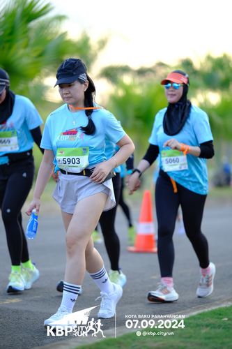 Race photo from KBP City Run 2024