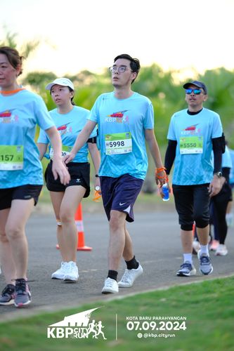 Race photo from KBP City Run 2024