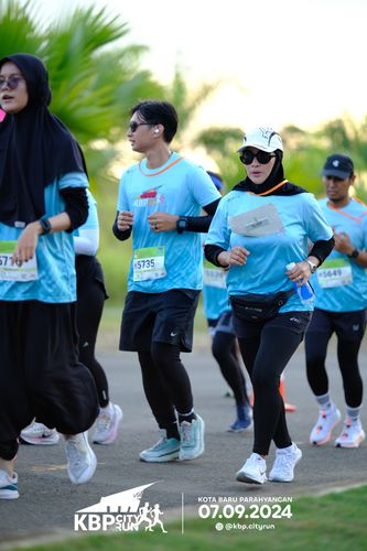 Race photo from KBP City Run 2024