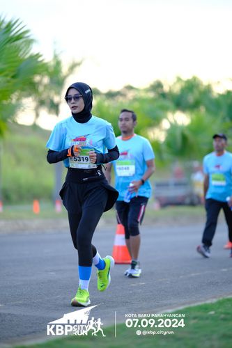 Race photo from KBP City Run 2024