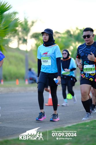 Race photo from KBP City Run 2024