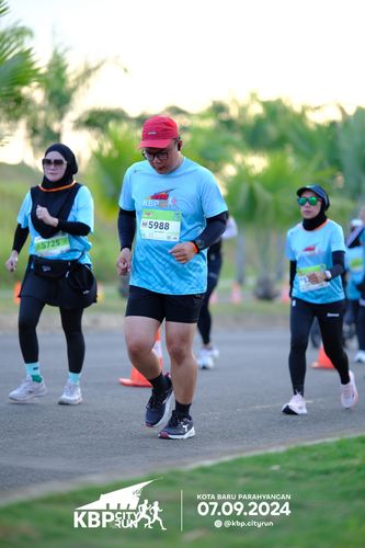 Race photo from KBP City Run 2024