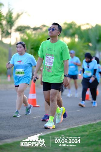 Race photo from KBP City Run 2024
