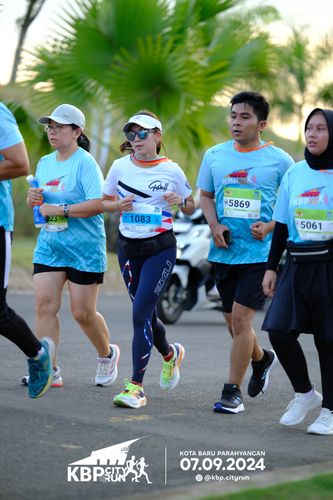 Race photo from KBP City Run 2024