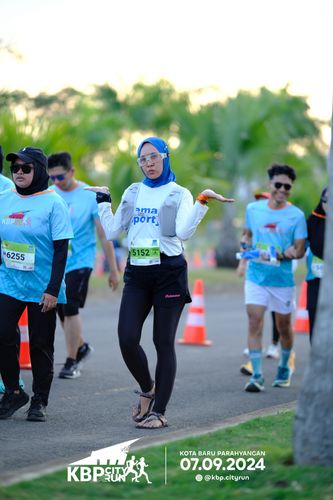 Race photo from KBP City Run 2024