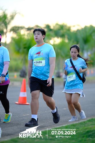 Race photo from KBP City Run 2024