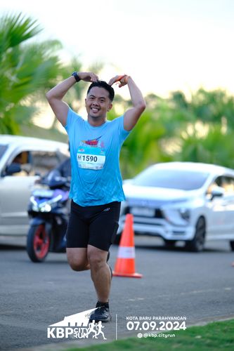 Race photo from KBP City Run 2024