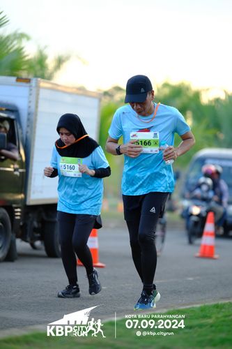 Race photo from KBP City Run 2024