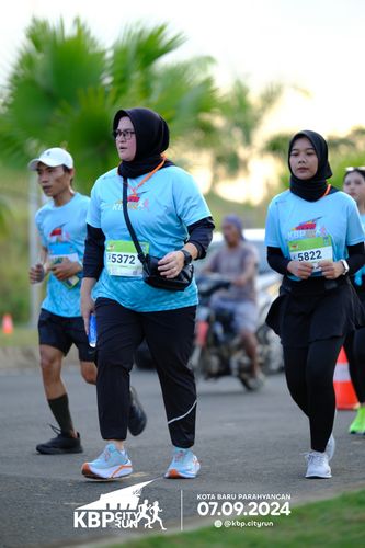 Race photo from KBP City Run 2024