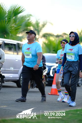 Race photo from KBP City Run 2024
