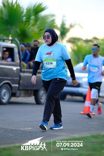 Race photo from KBP City Run 2024