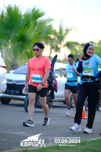 Race photo from KBP City Run 2024