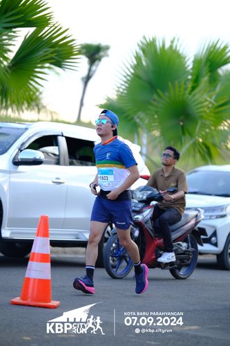 Race photo from KBP City Run 2024