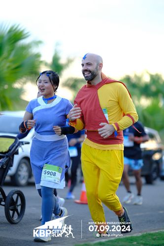 Race photo from KBP City Run 2024