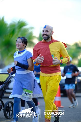 Race photo from KBP City Run 2024