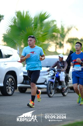 Race photo from KBP City Run 2024