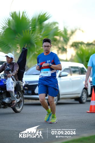 Race photo from KBP City Run 2024