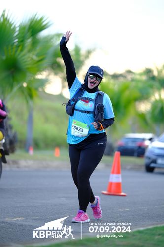 Race photo from KBP City Run 2024