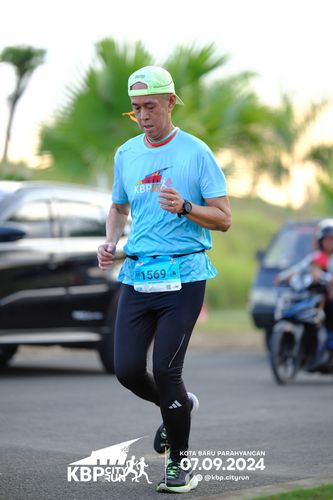 Race photo from KBP City Run 2024