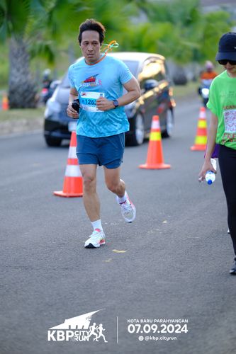Race photo from KBP City Run 2024