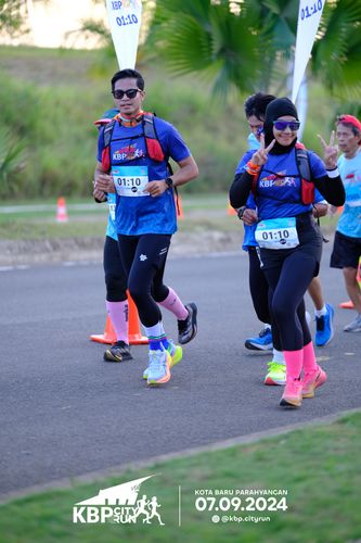 Race photo from KBP City Run 2024
