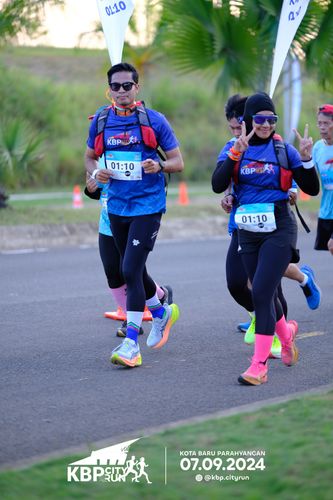 Race photo from KBP City Run 2024
