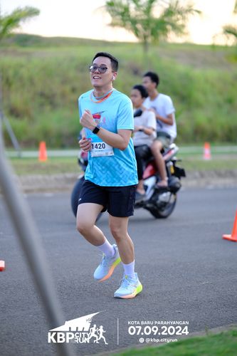 Race photo from KBP City Run 2024