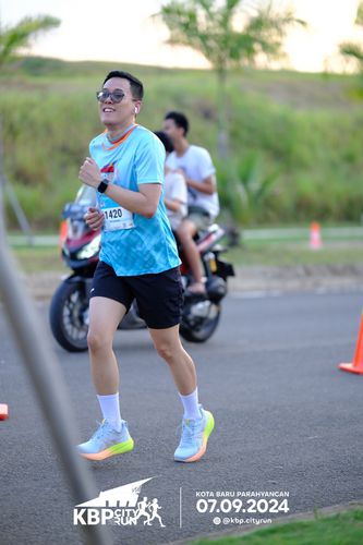 Race photo from KBP City Run 2024