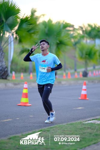 Race photo from KBP City Run 2024