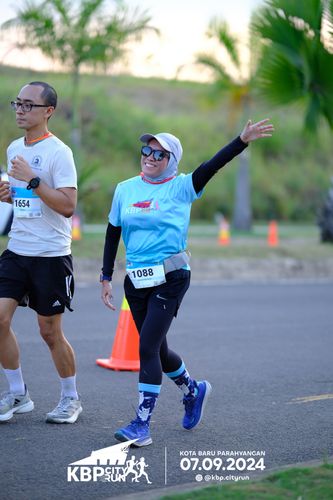 Race photo from KBP City Run 2024