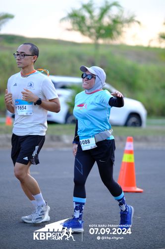 Race photo from KBP City Run 2024