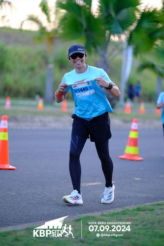 Race photo from KBP City Run 2024