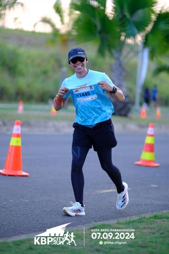 Race photo from KBP City Run 2024