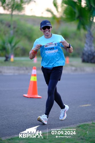 Race photo from KBP City Run 2024