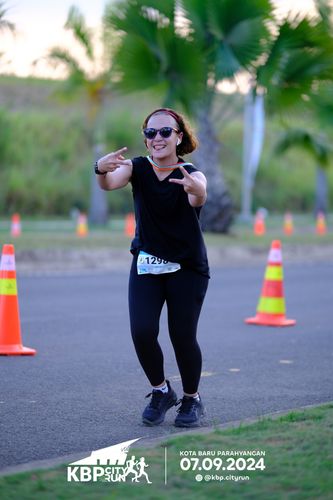 Race photo from KBP City Run 2024