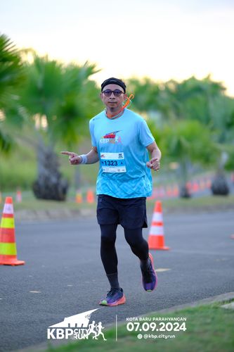 Race photo from KBP City Run 2024