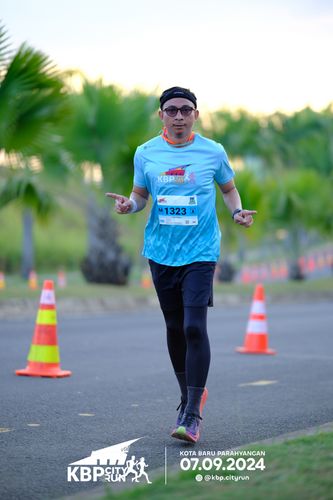 Race photo from KBP City Run 2024
